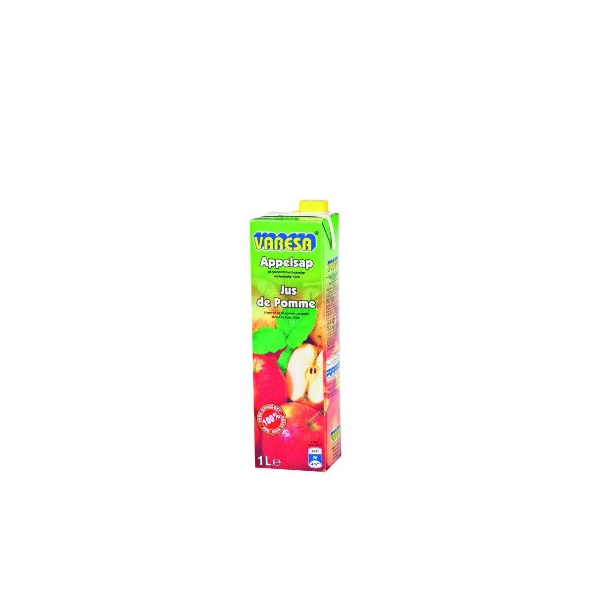 VARESA APPLE JUICE  8 X 1L TETRA READY TO BAKEK  TRAY