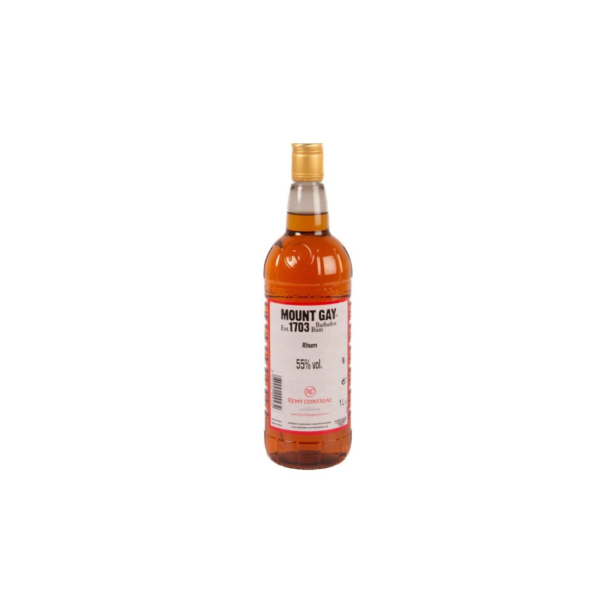 RHUM MOUNT GAY  55 % AVEC ACCISES 1 L