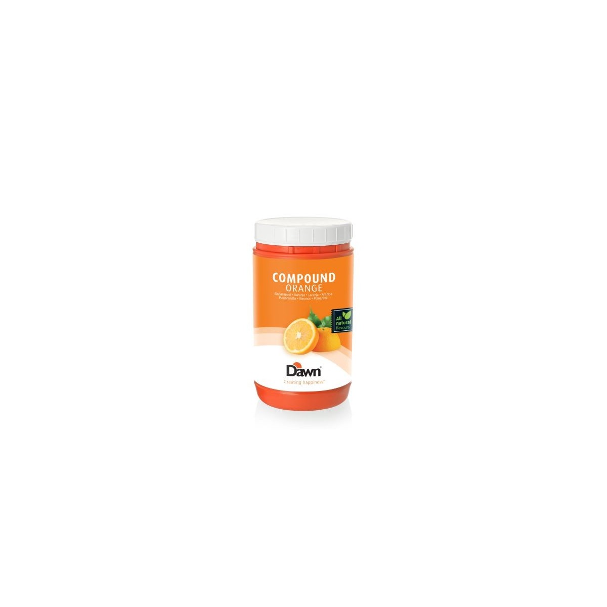 DAWN COMPOUND ORANGE FLAVOR 4 X 1KG  JAR