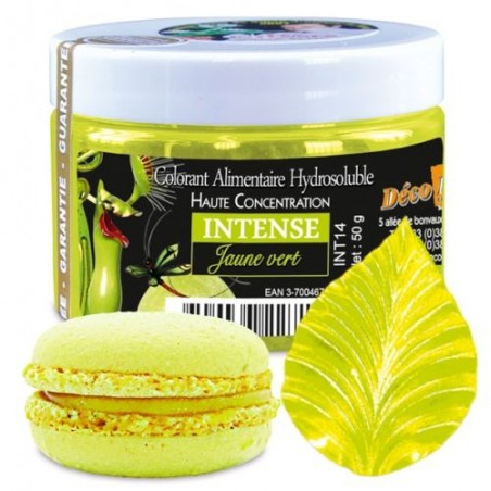 INTENS KLEURSTOF GEEL GROEN E102-E133 INT14 50GRPOT