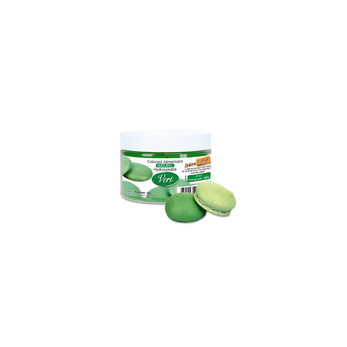 COLORANT NATUREL VERT NAH11 50GR