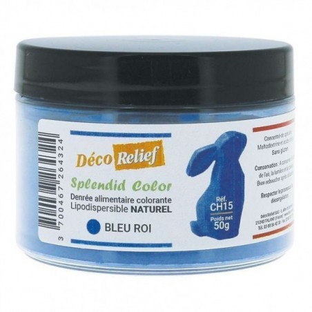 COLORANT NATUREL LIPODISPERSIBLE BLEU ROI 50GR