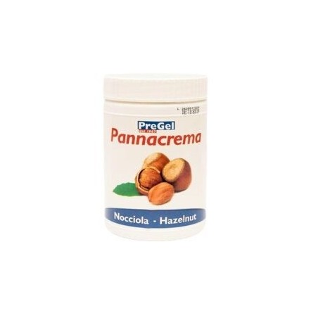 PREGEL PANNACREMA AROMA GECONCENTREERD HAZELNOOT 1KG  POTJE