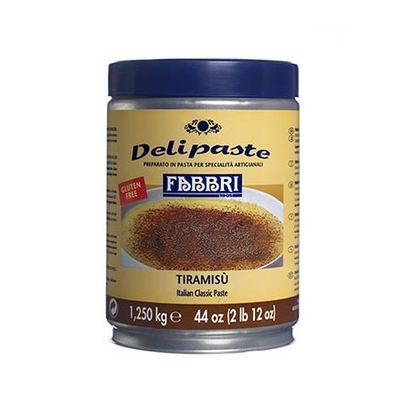 FABBRI DELIPASTA AROMA TIRAMISU 1,25KG MET ACCIJNZEN  DOOS