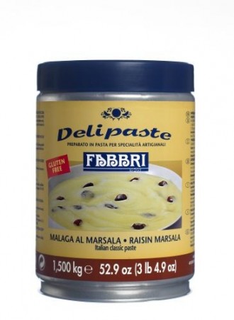 FABBRI DELIPASTA AROME ZABAYONE MARSALA 1.25KG AVEC ACCISES