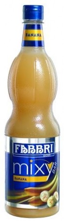 FABBRI SYRUP MIXYBAR BANANA 1L  BOTTLE