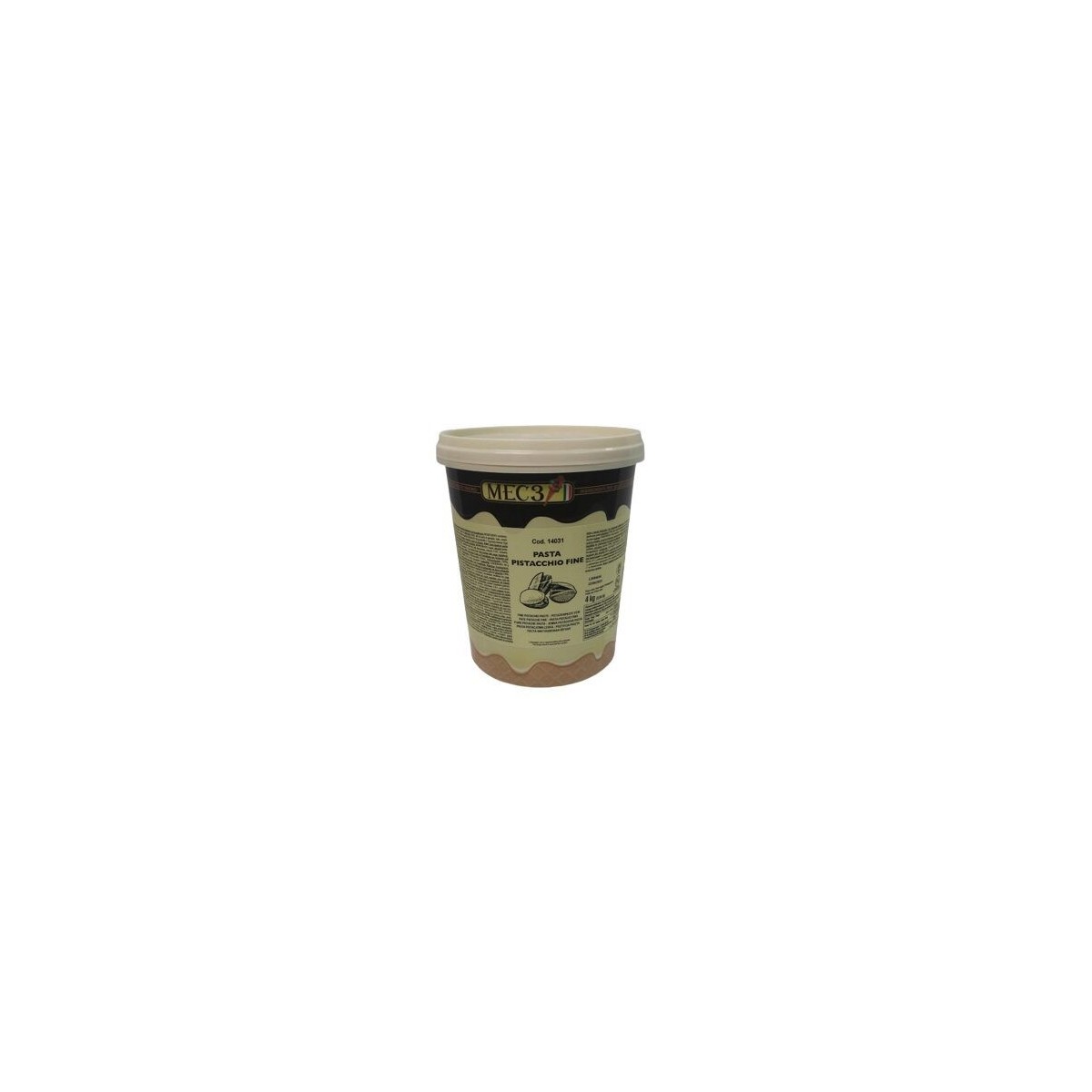 MEC3 14031 ICE CREAM PASTE WITH PISTACHIO 4KG  BUCKET