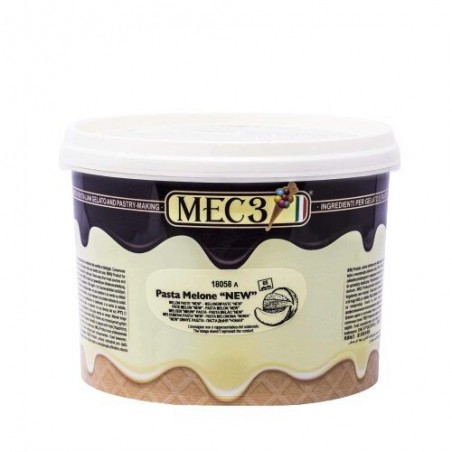 MEC3 18058 IJSPASTA GECONCENTREERDE MELOEN 3KG  EMMER