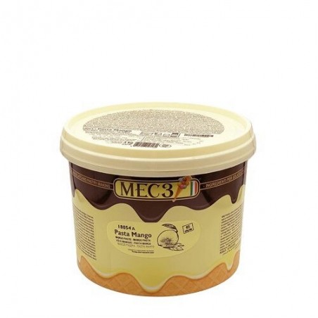 MEC3 18054A IJSPASTA GECONCENTREERDE MANGO 3KG  EMMER