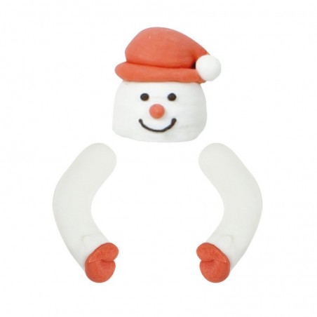 1014332 BONHOMME DE NEIGE 24PCES