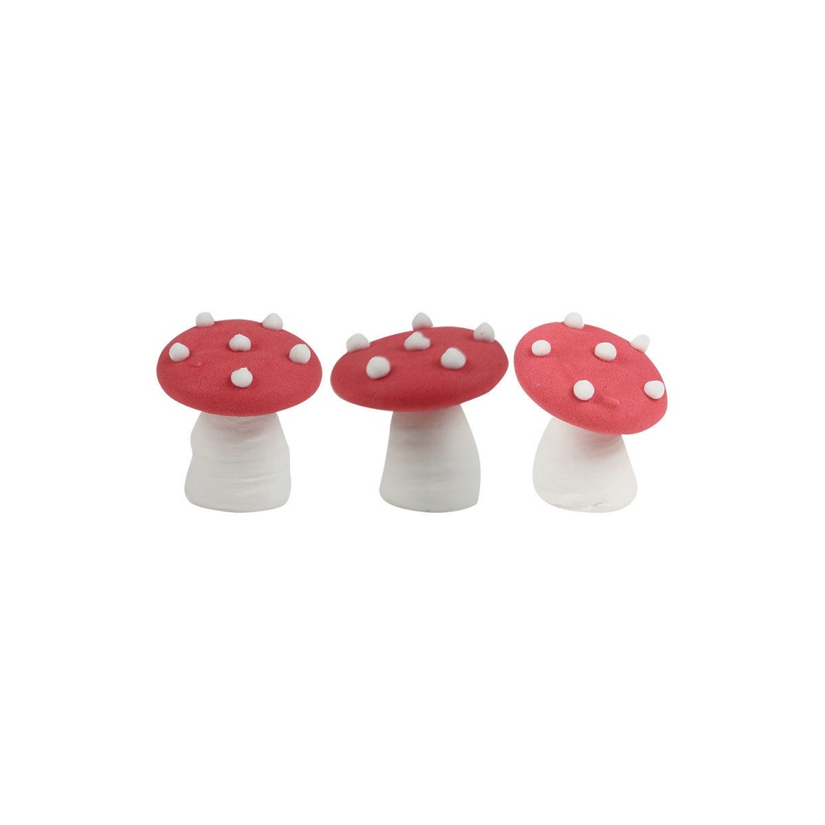 14407 CHAMPIGNON ROUGE 3 CM 42PCES S/CDE