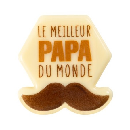 2011034 PLAQUETTE MEILLEUR PAPA DU MONDE 120 ST/PC