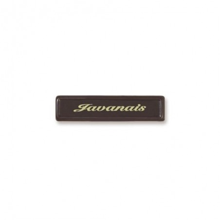 + 54153-54151 PLAQUETTE EN CHOCOLAT "JAVANAIS"   5X1.2CM 150 PCES