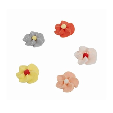 1051007 FLEURS EN SUCRE 2CM 450PCES S/CDE