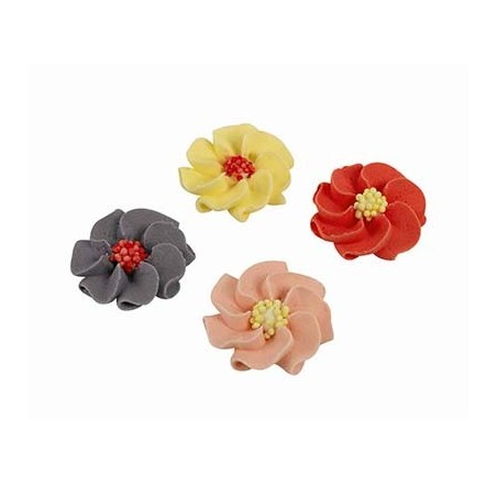 1051031 FLEURS EN SUCRE 3CM 168PCES S/CDE