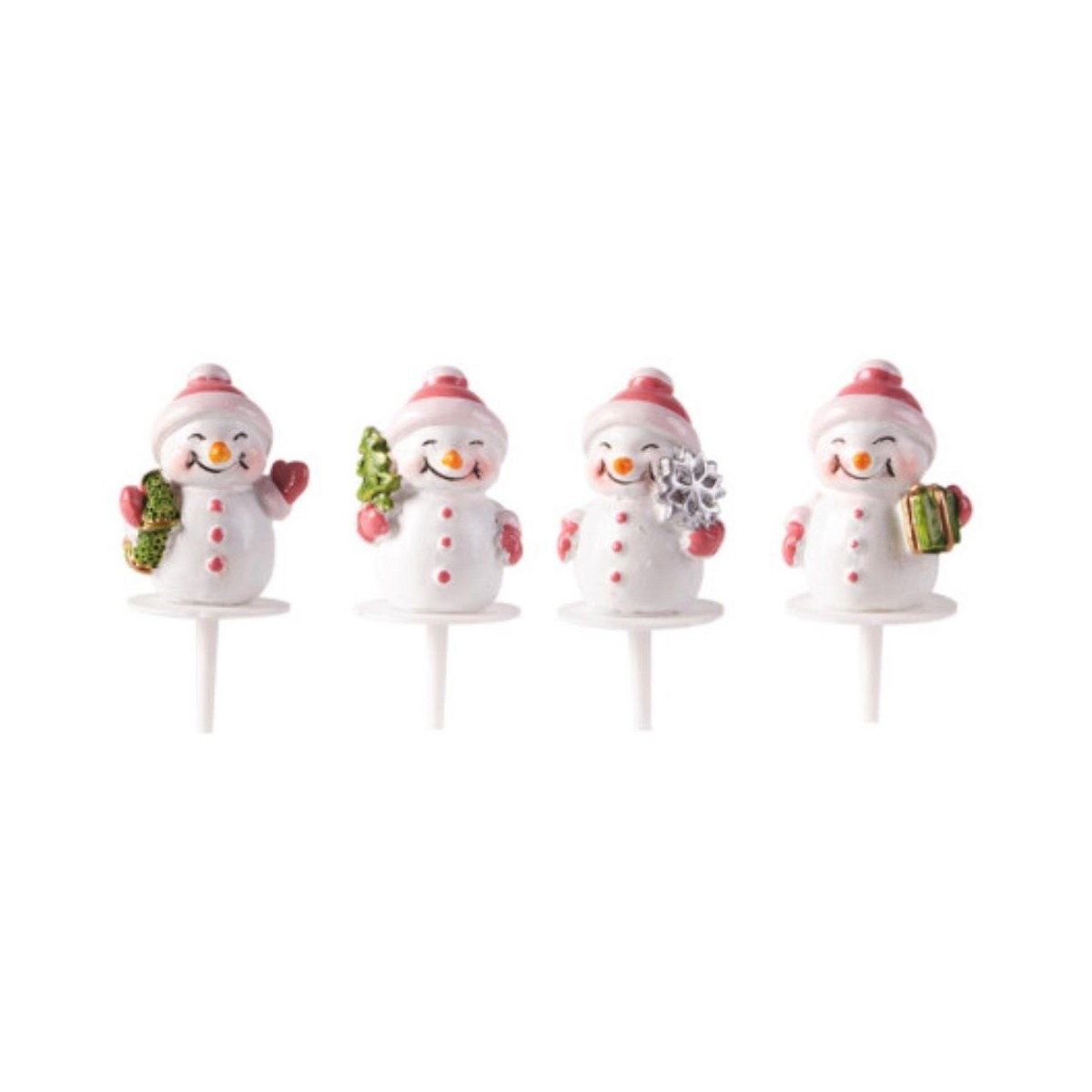 1015263 ASSORTIMENT BONHOMME DE NEIGE 4 CM 64 PCES