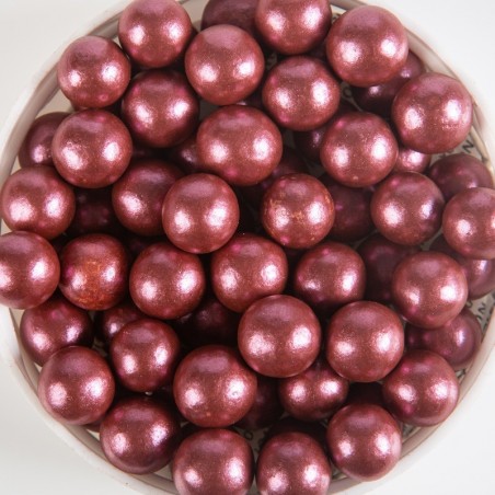 57568 SOFT PEARL GROOT RED PERLY  Ø 1CM 600 GR  DOOS