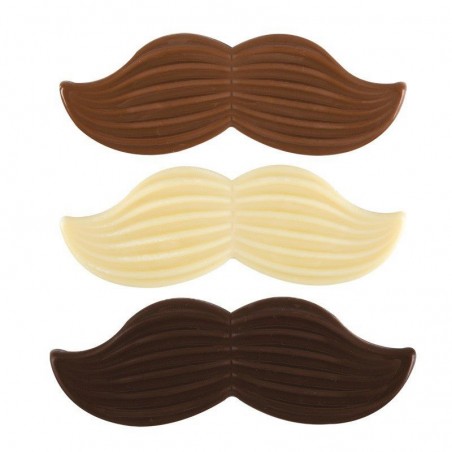 2011004 GRANDE MOUSTACHE 10X3,5CM 24PCES