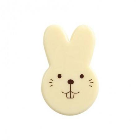 2051626 TETE LAPIN BLANC H 4,5CM 120PCE