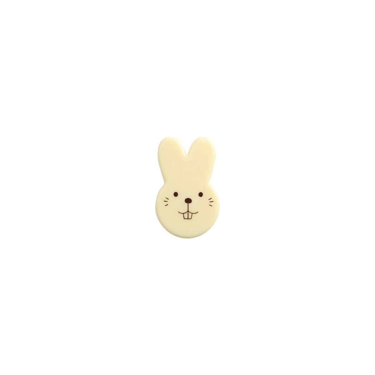 51626 TETE LAPIN BLANC H 4,5CM 120PCE