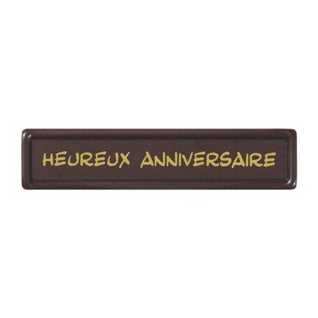 2054107 STRIPS HEUREUX ANNIVERSAIRE CHOCO150 PCES