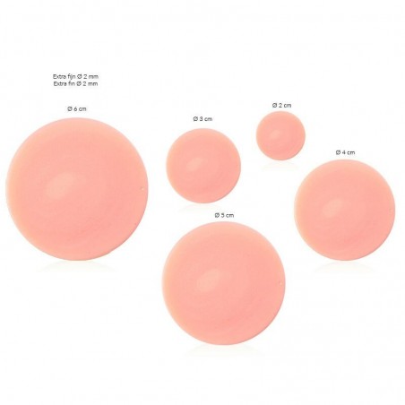 34347  ASSORTIMENT DE RONDS ROSES 75PCES S/CDE