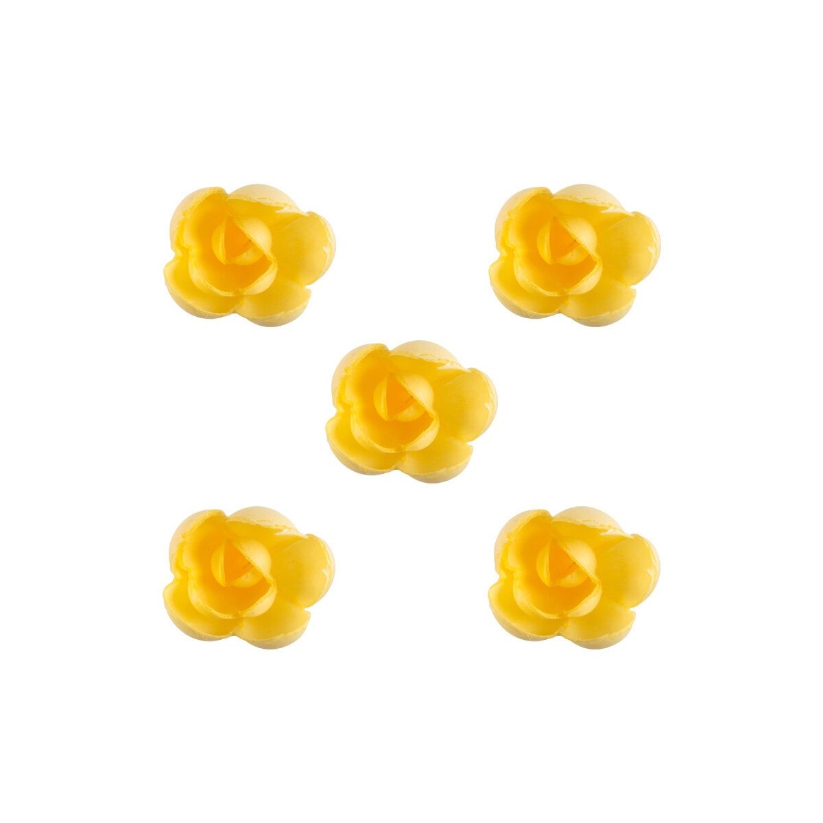 1049346 ROSE JAUNE PETITE LOLA 3CM 50PCES S/CDE