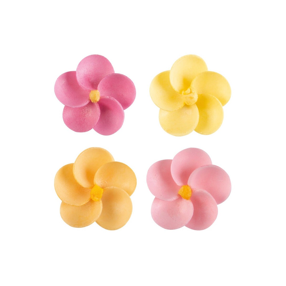 49016 FLEURS ASSORTIES ELISE 3,5CM 100PCES S/CD 