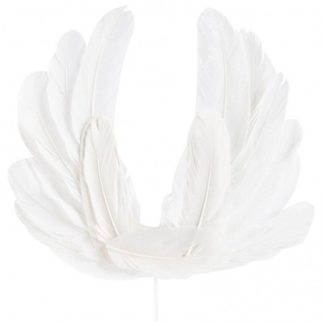 1024692 PLUMES BLANCHES 18CM 6PCES S/CDE