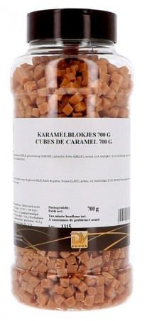 + DV FOODS CUBES DE CARAMEL 700GRVOIR 05100012