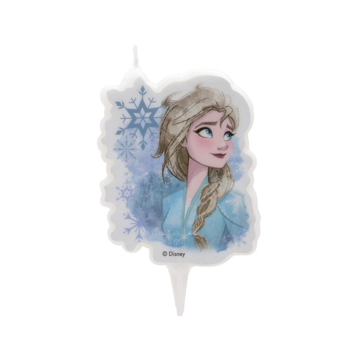 BOUGIE 2D ELSA REINE DES NEIGES 2 7.5CM