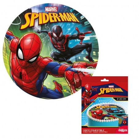 DISQUE SUCRE SPIDERMEN 20CM