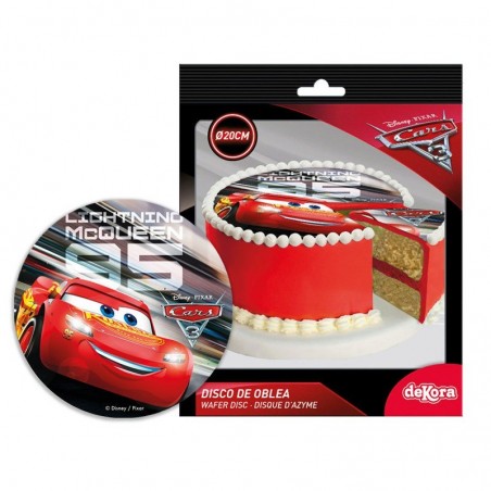 DISQUE AZYME CARS 20CM