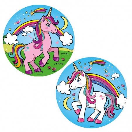 145086 DEK AZYME SCHIJF UNICORN 20CM (12)ZAK