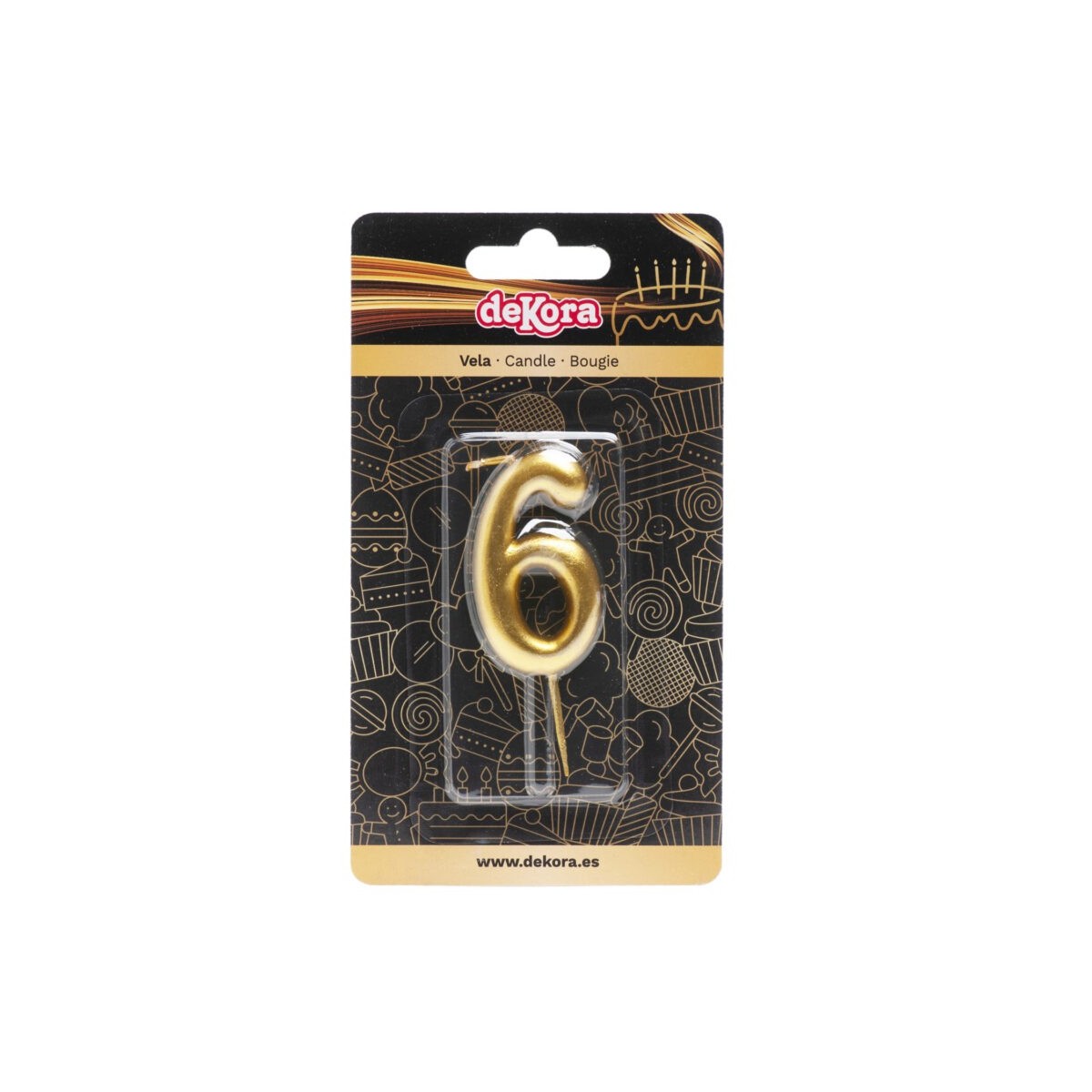 345426 GOUDEN KAARS N°6 5,5CM