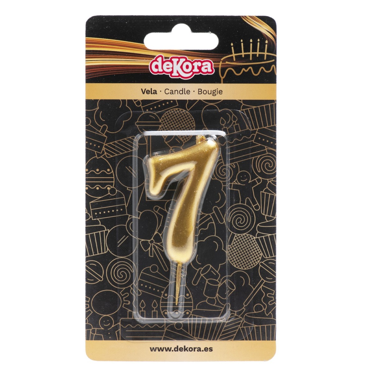 345427 GOUDEN KAARS N°7 5,5CM