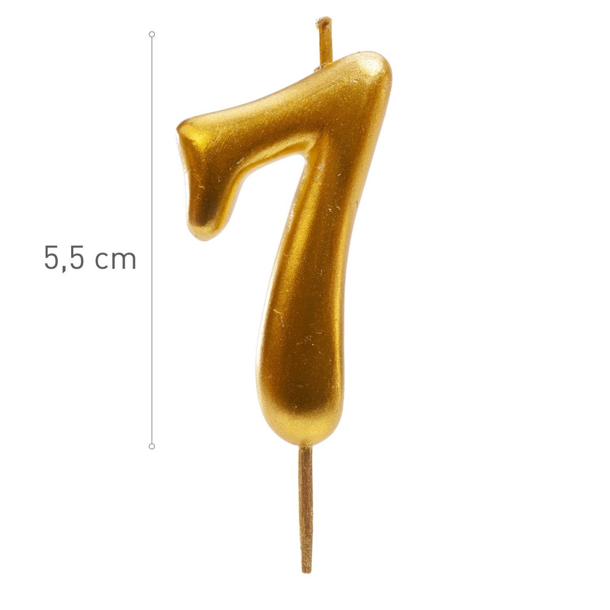 345427 GOUDEN KAARS N°7 5,5CM