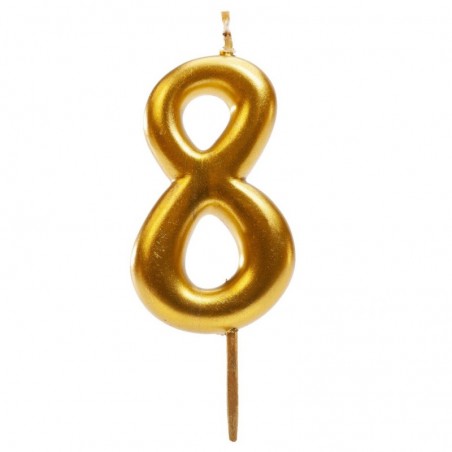 345428 GOUDEN KAARS N°8 5,5CM