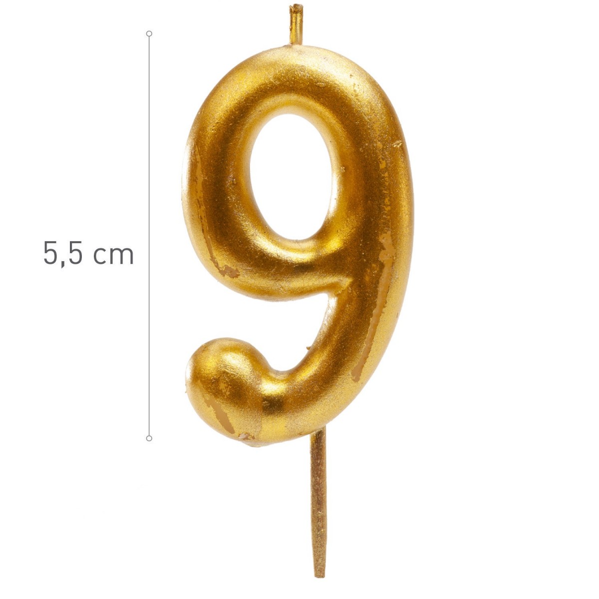 345429 GOUDEN KAARS N°9 5,5CM