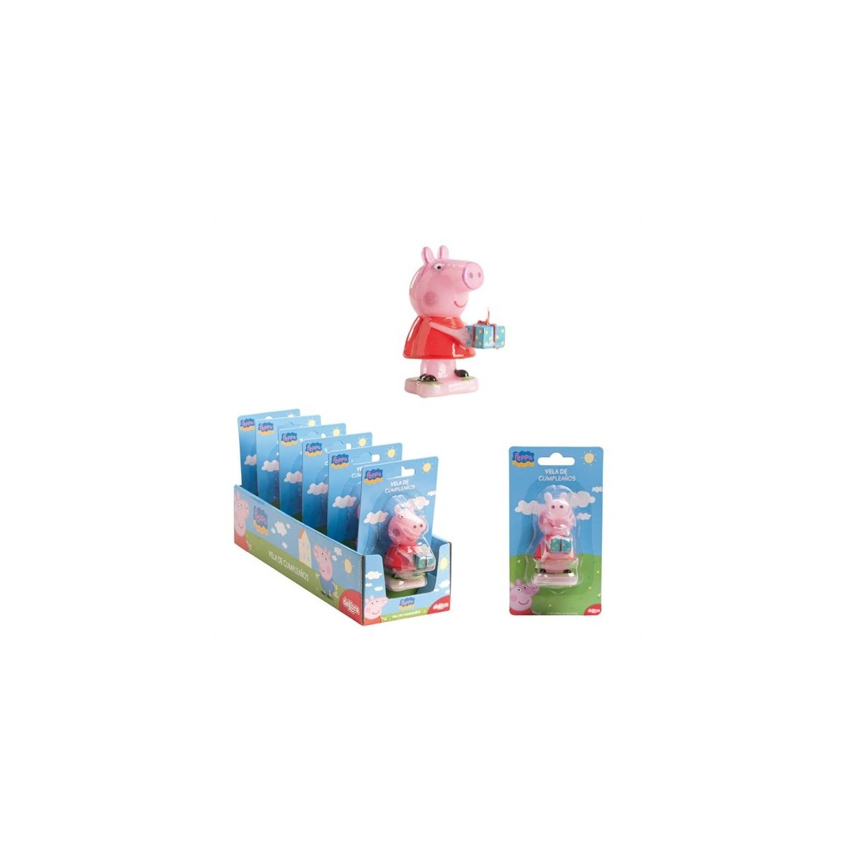 346089 DEK KAARS PEPPA PIG 8CMBLISTER