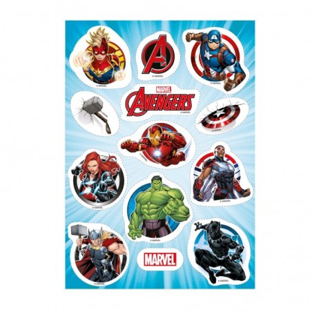 13 DECORS AVENGERS AZYME A DECOUPER