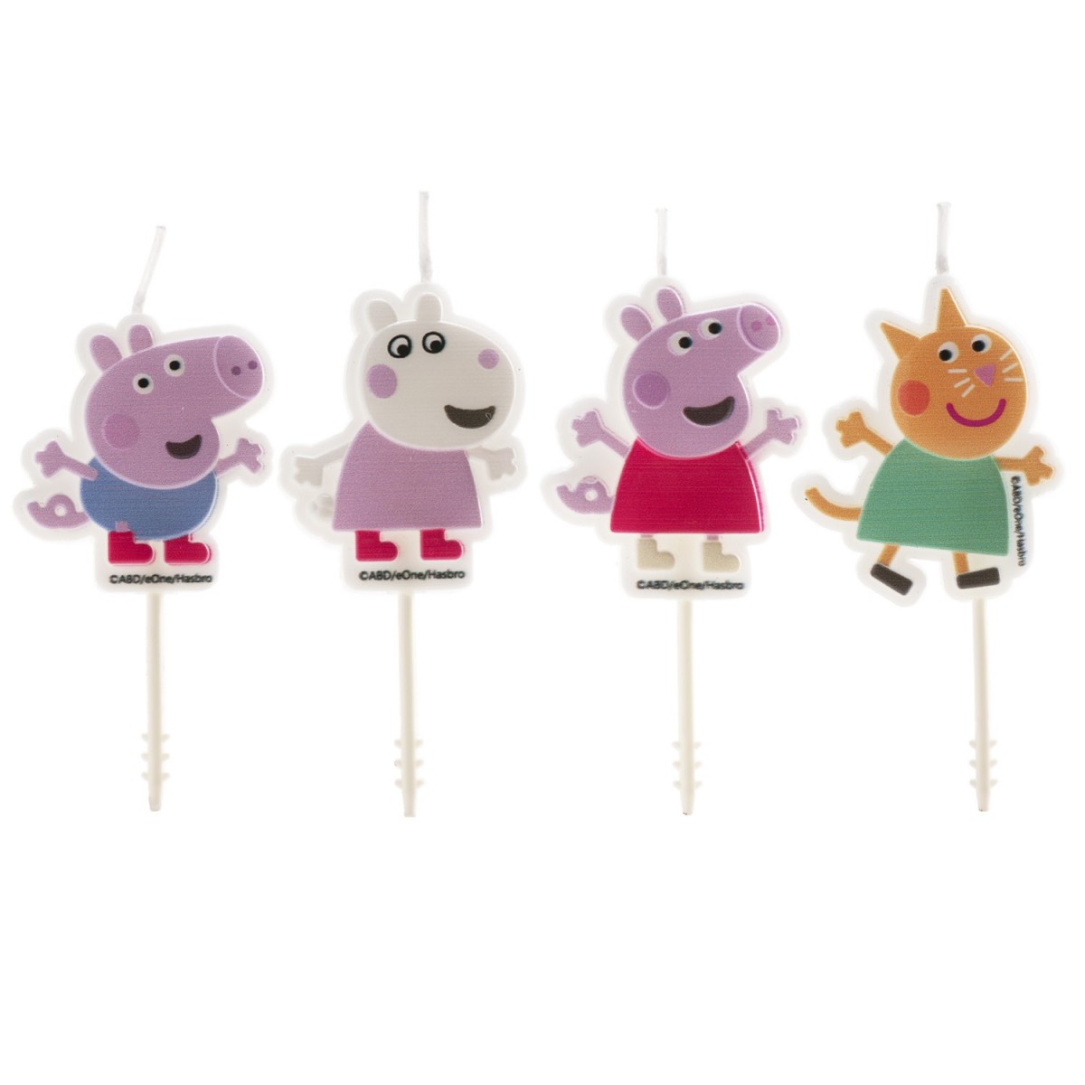 346248 BIRTHDAY CANDLES PEPPA PIG 4PCS 