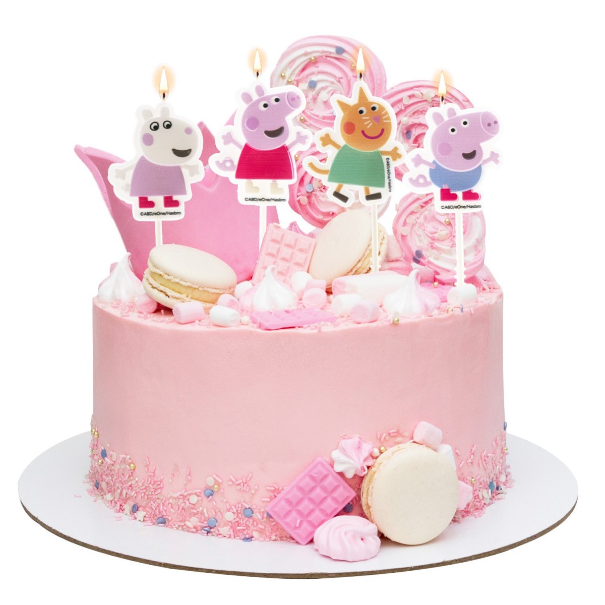 346248 BIRTHDAY CANDLES PEPPA PIG 4PCS 