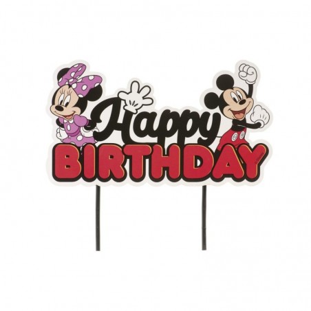 359011 CAKE TOPPERS MICKEY AND MINNIE 17,5X15CM