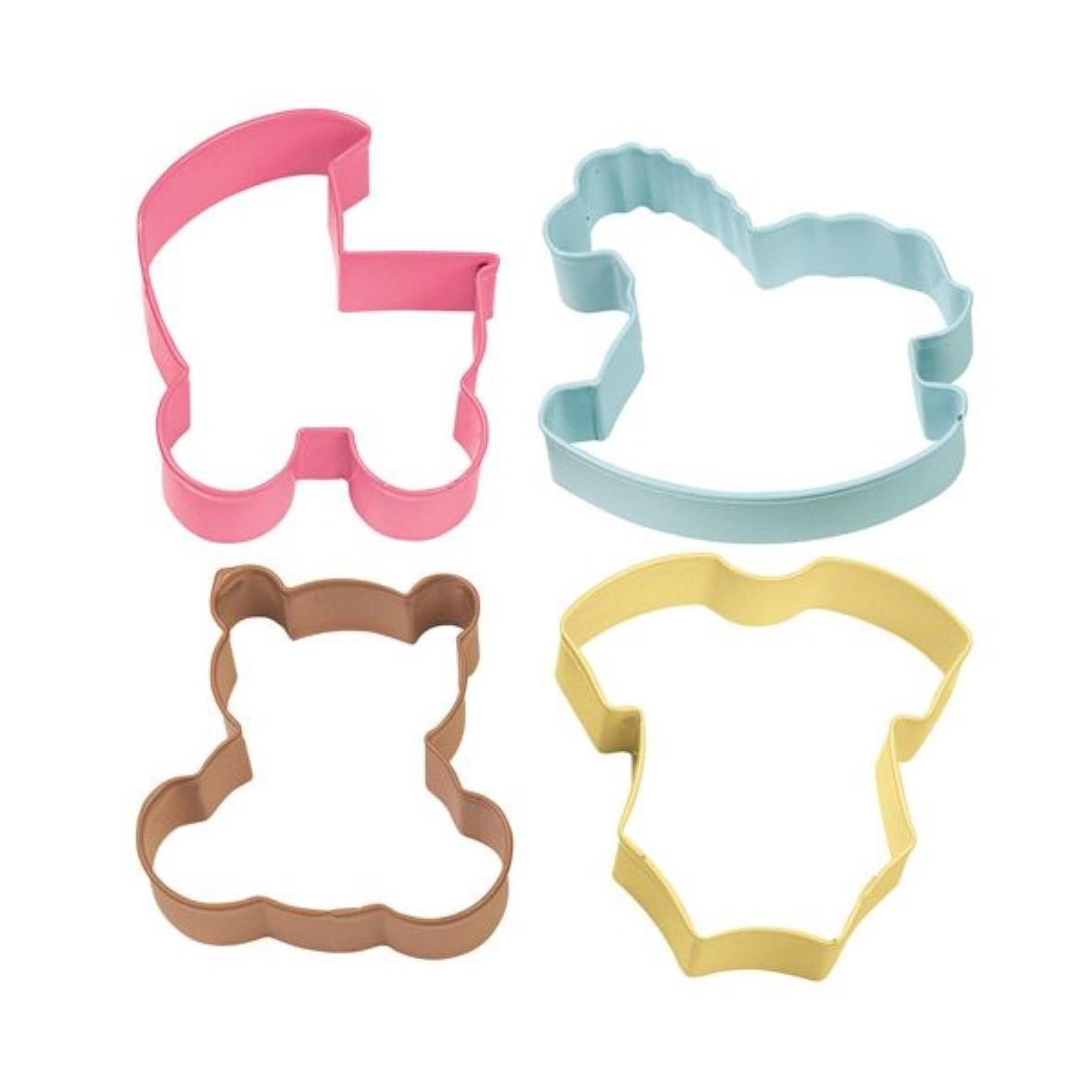 WILTON ASSORTIMENT BABY COOKIES CUTTER4 PIECES  BLISTER