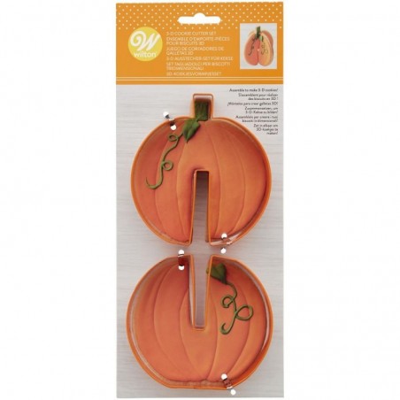 WILTON SET 2 EMORTE-PCES CITROUILLE