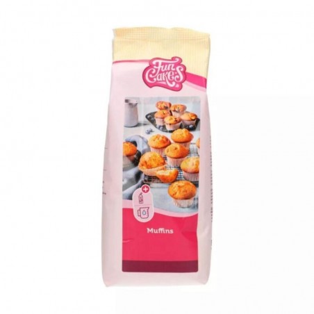 FUNCAKES BAKMIX VOOR MUFFINS 1KG ZAKJE