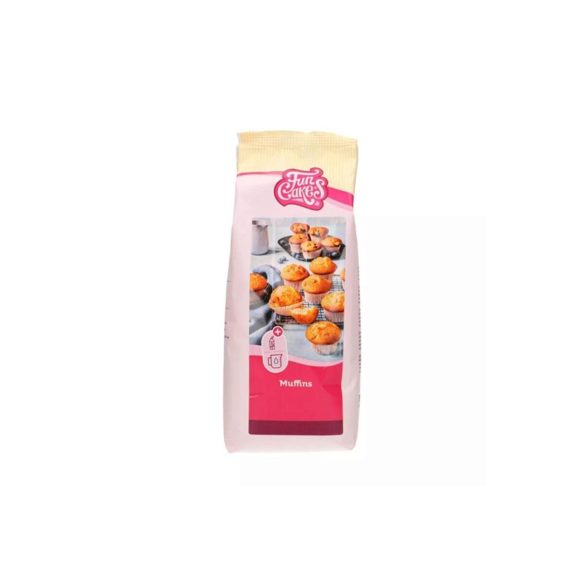 FUNCAKES BAKMIX VOOR MUFFINS 1KG ZAKJE