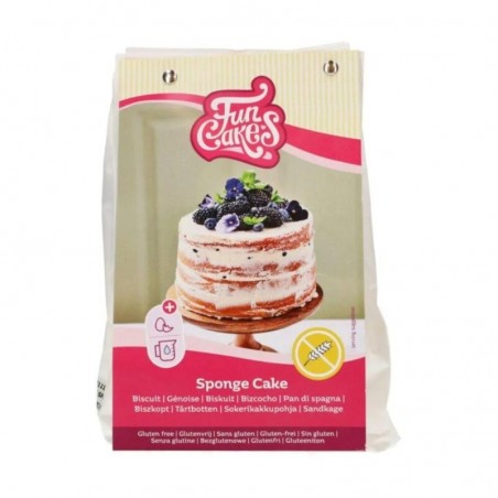 FUNCAKES PREPARATION POUR GENOISE SANS GLUTEN 500GR