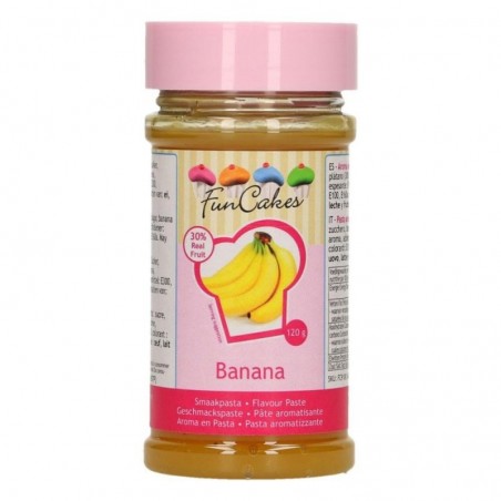 FUNCAKES PATE AROMATISANTE BANANE 120GR